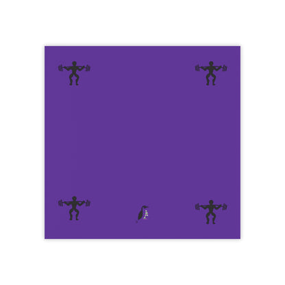 Post-it® Note Pads: Weightlifting Purple