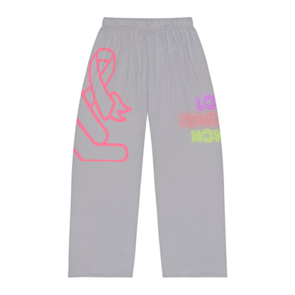 Men's Pajama Pants: Fight Cancer Lite Grey