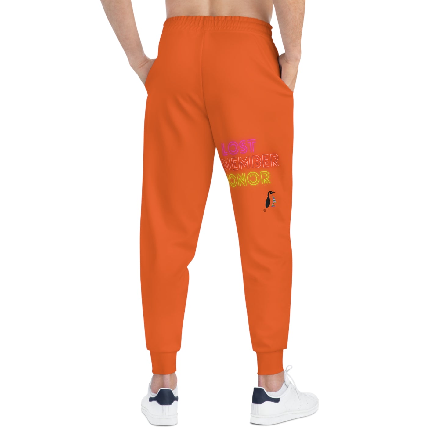 Athletic Joggers: Racing Orange