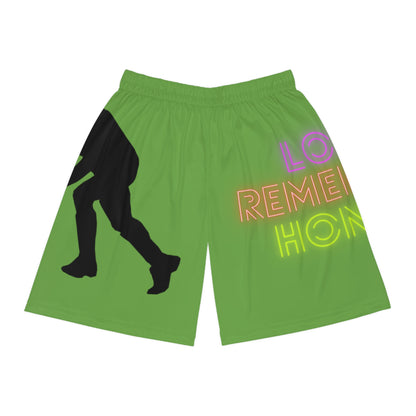 Basketball Shorts: Hockey Green