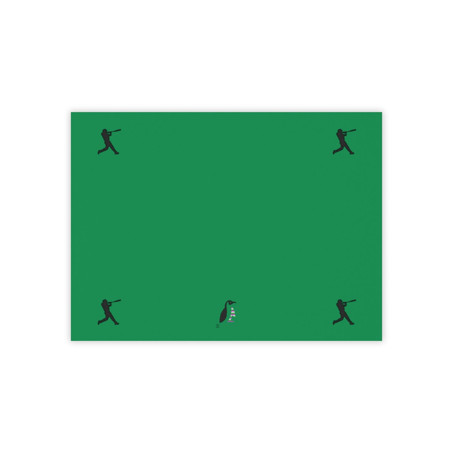 Post-it® Note Pads: Baseball Dark Green