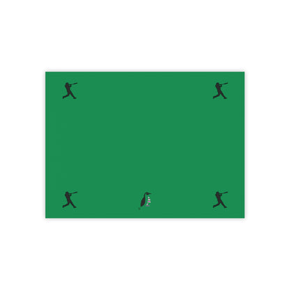 Post-it® Note Pads: Baseball Dark Green