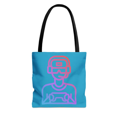 Tote Bag: Gaming Turquoise