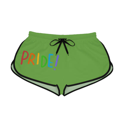 Women's Relaxed Shorts: LGBTQ Pride Green