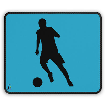 Gaming Mouse Pad: Soccer Turquoise