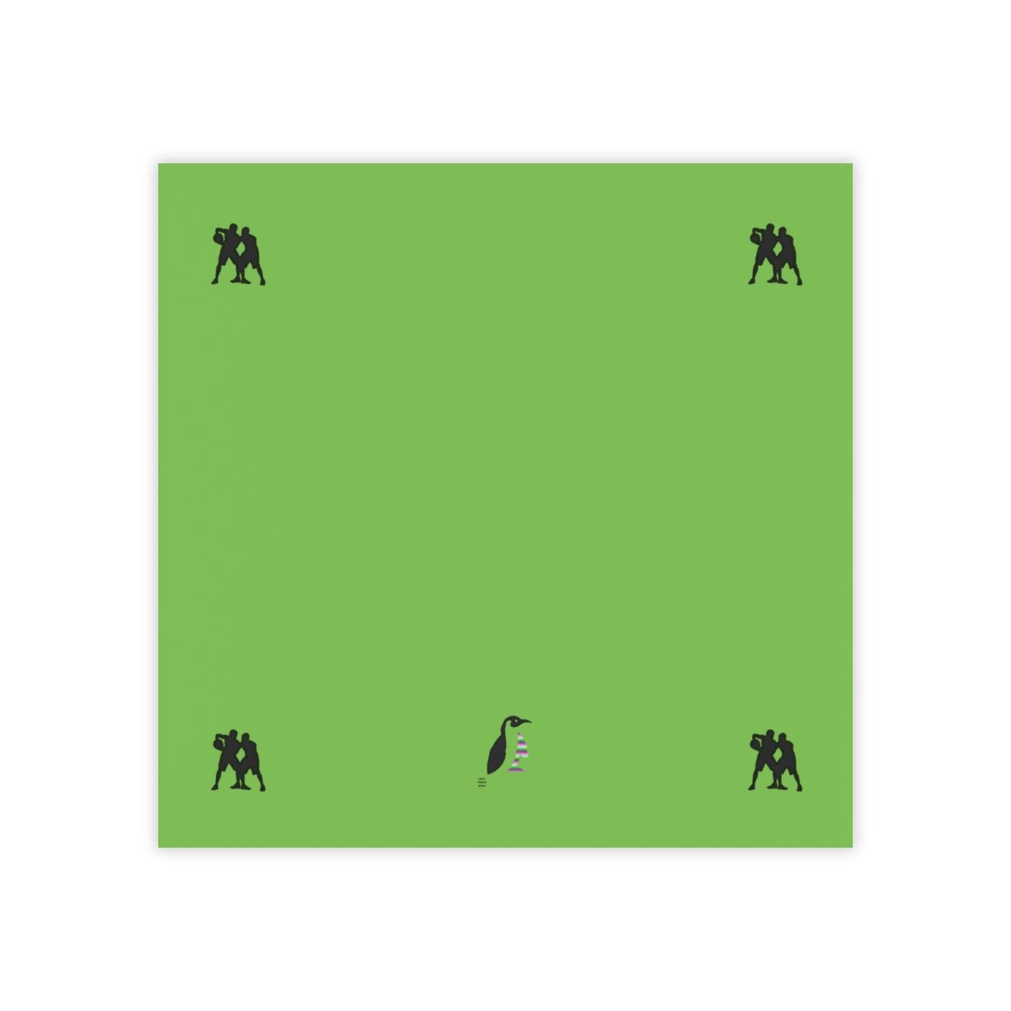 Post-it® Note Pads: Basketball Green