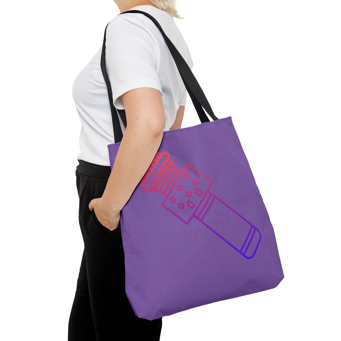 Tote Bag: Music Lite Purple