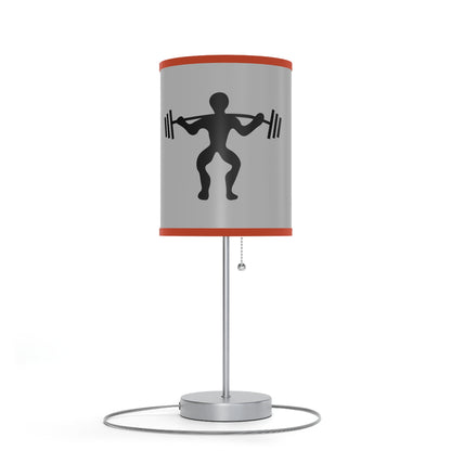 Lamp on a Stand, US|CA plug: Weightlifting Lite Grey