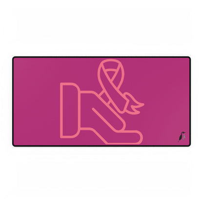 Desk Mats: Fight Cancer Pink