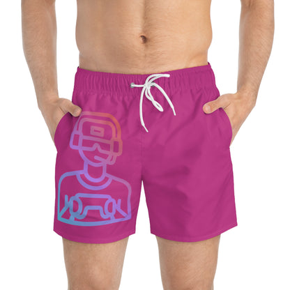 Swim Trunks: Gaming Pink