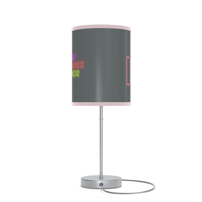 Lamp on a Stand, US|CA plug: Fight Cancer Dark Grey