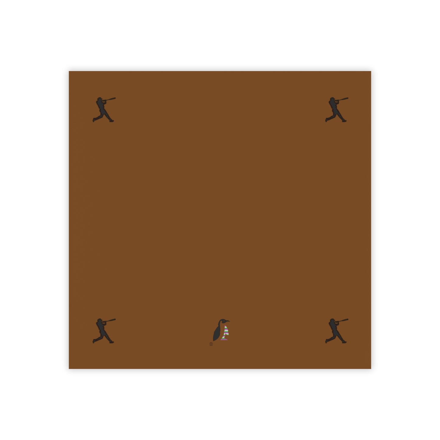 Post-it® Note Pads: Baseball Brown