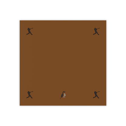 Post-it® Note Pads: Baseball Brown