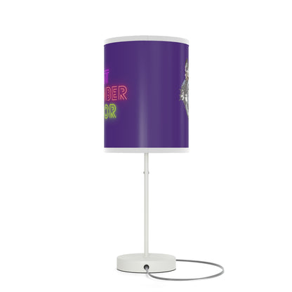 Lamp on a Stand, US|CA plug: Wolves Purple