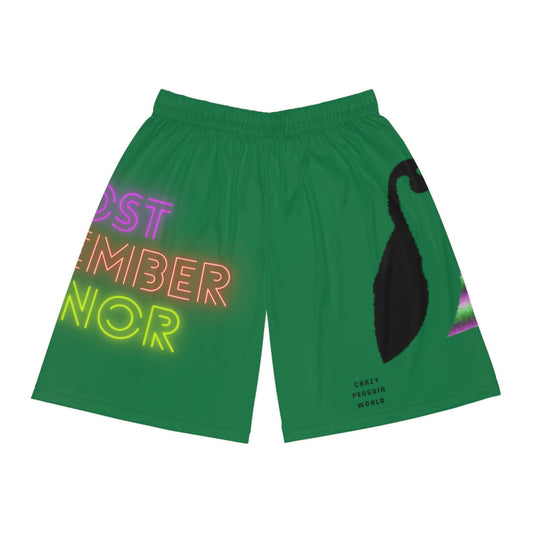 Basketball Shorts: Lost Remember Honor Dark Green