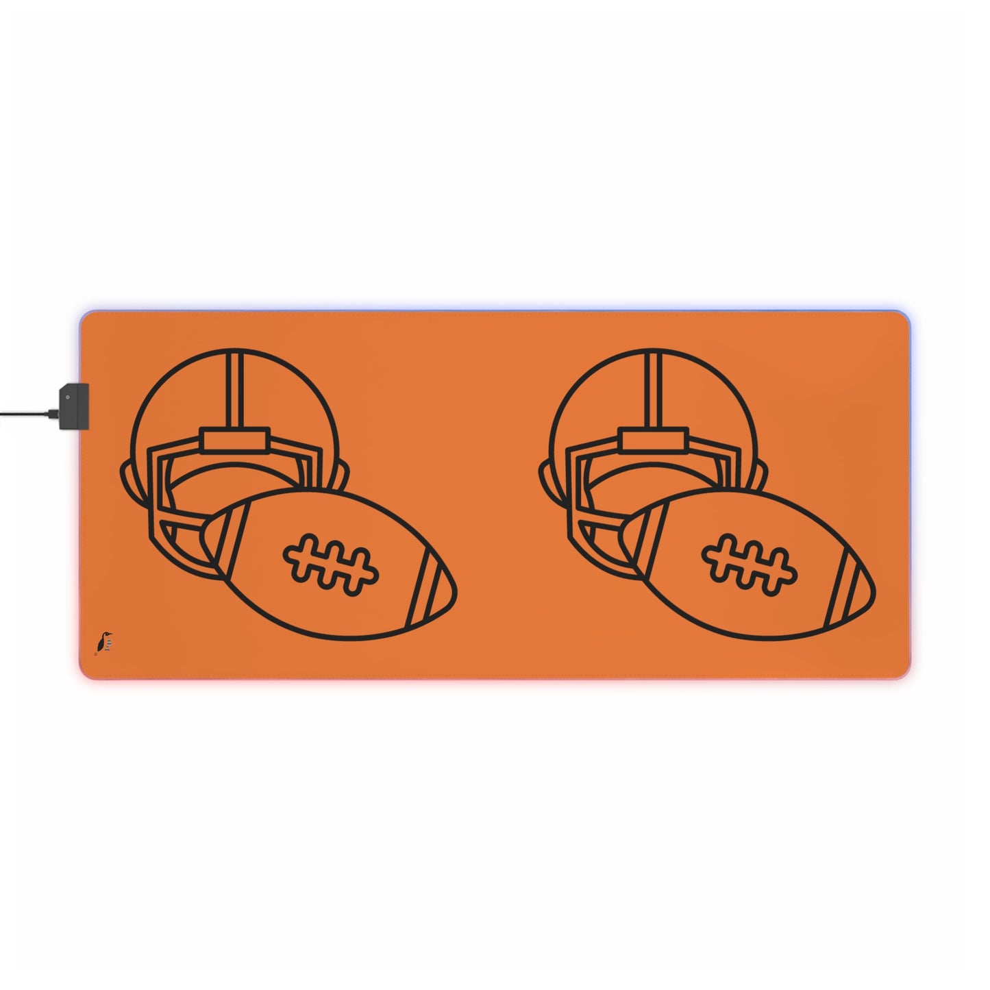 LED Gaming Mouse Pad: Football Crusta