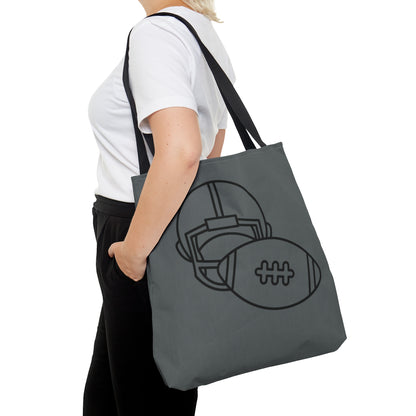 Tote Bag: Football Dark Grey