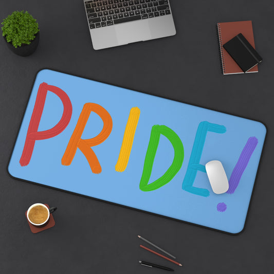 Desk Mat: LGBTQ Pride Lite Blue