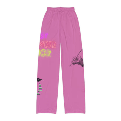 Kids Pajama Pants: Writing Lite Pink