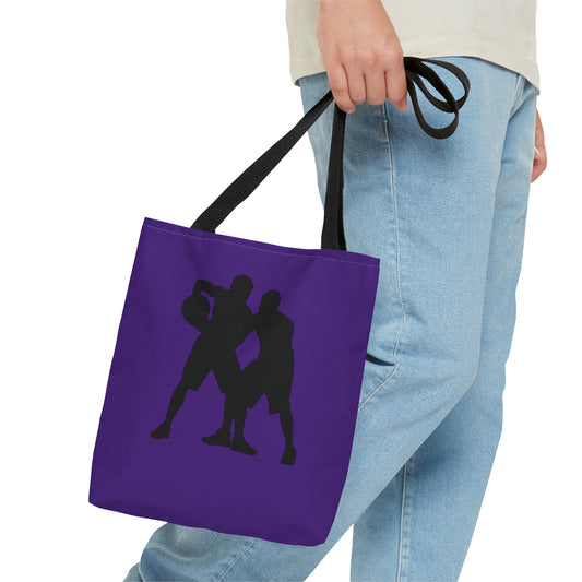 Tote Bag: Basketball Purple