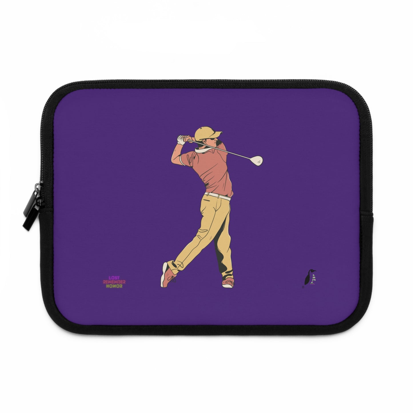 Laptop Sleeve: Golf Purple