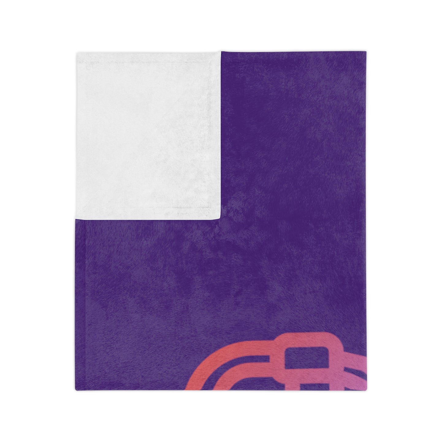 Velveteen Minky Blanket: Gaming Purple