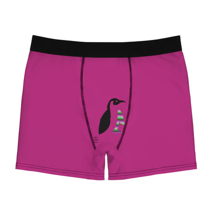 Men's Boxer Briefs: LGBTQ Pride Pink