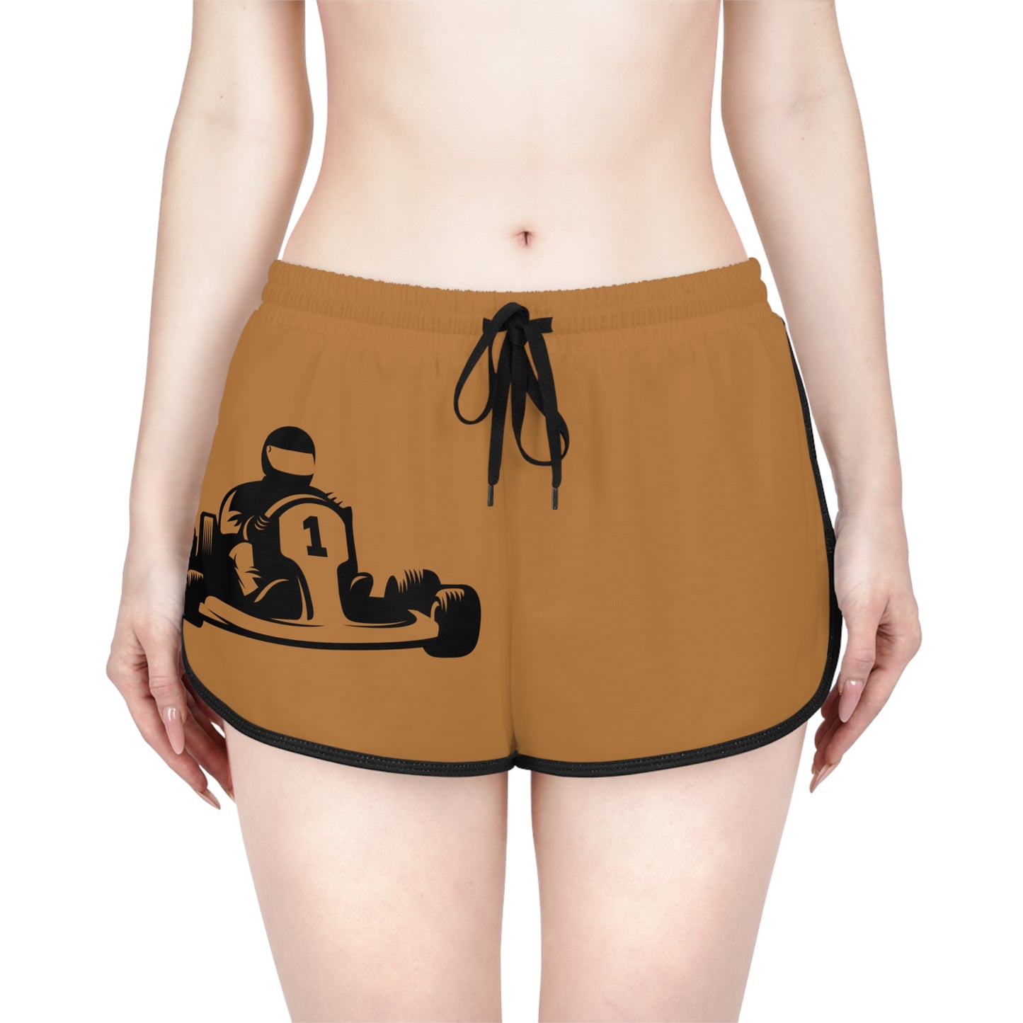 Women's Relaxed Shorts: Racing Lite Brown