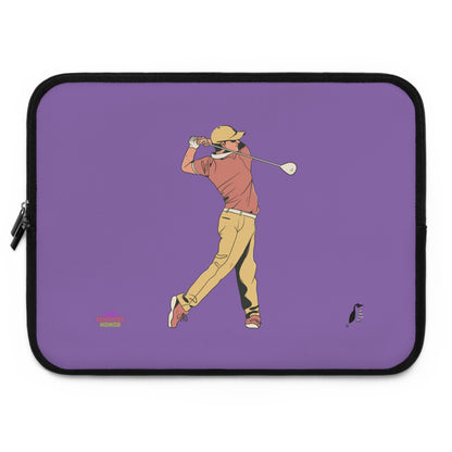 Laptop Sleeve: Golf Lite Purple