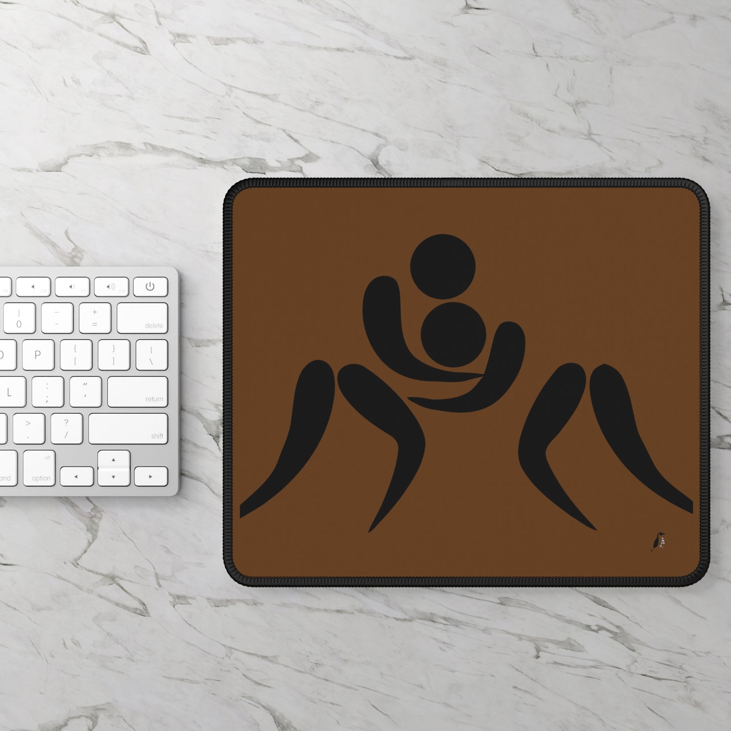 Gaming Mouse Pad: Wrestling Brown