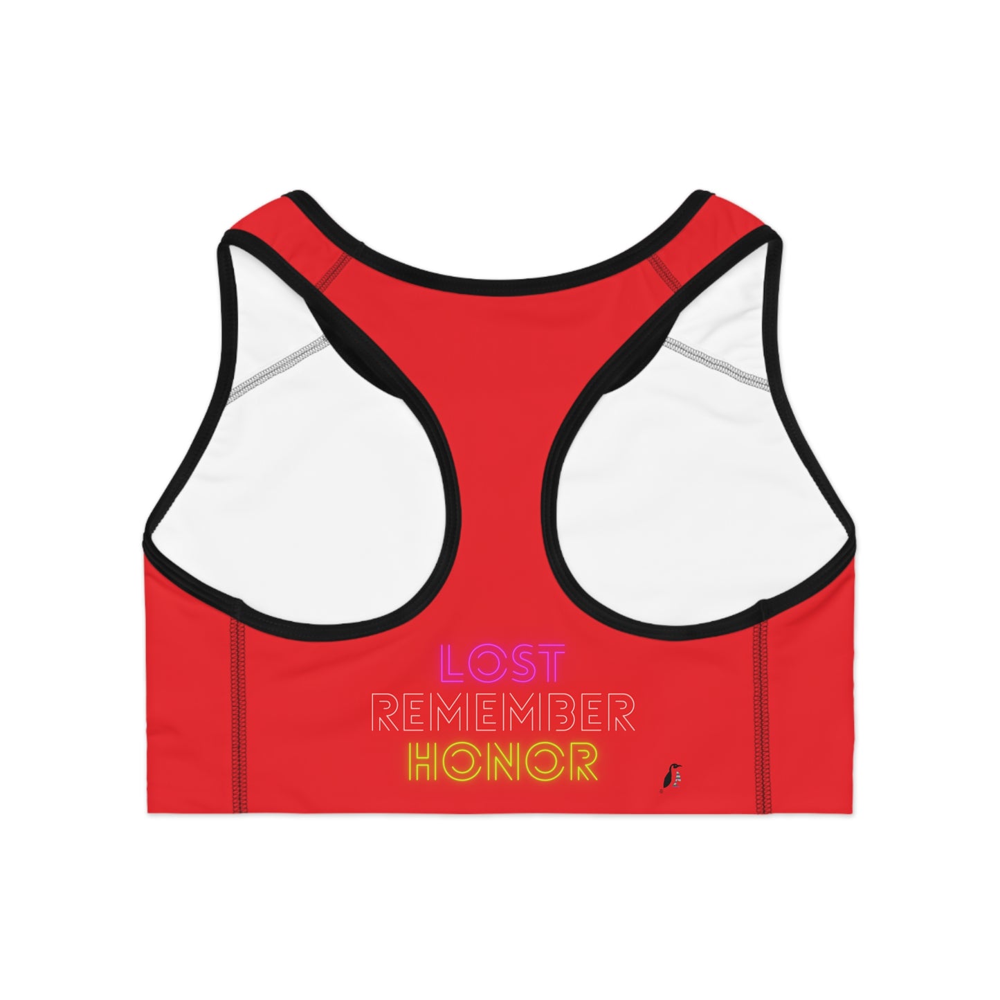 Sports Bra: Hockey Red