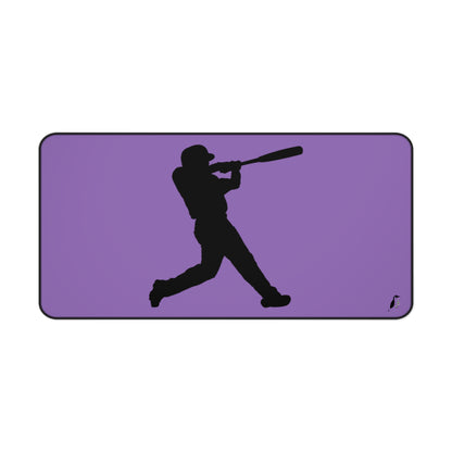 Desk Mat: Baseball Lite Purple