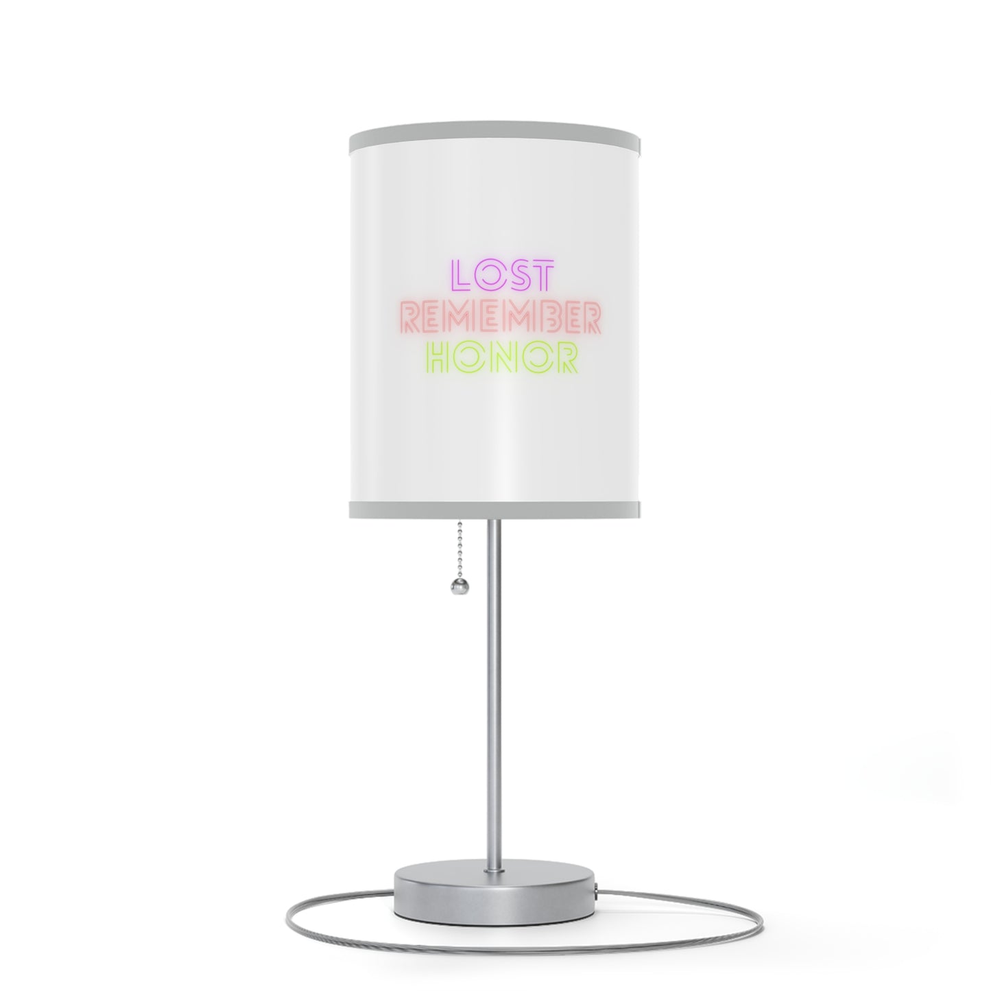 Lamp on a Stand, US|CA plug: Football White