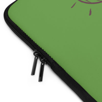 Laptop Sleeve: Volleyball Green