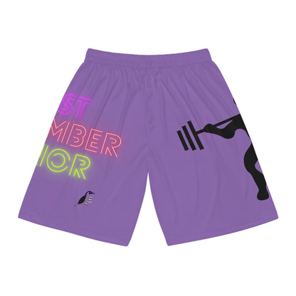 Basketball Shorts: Weightlifting Lite Purple