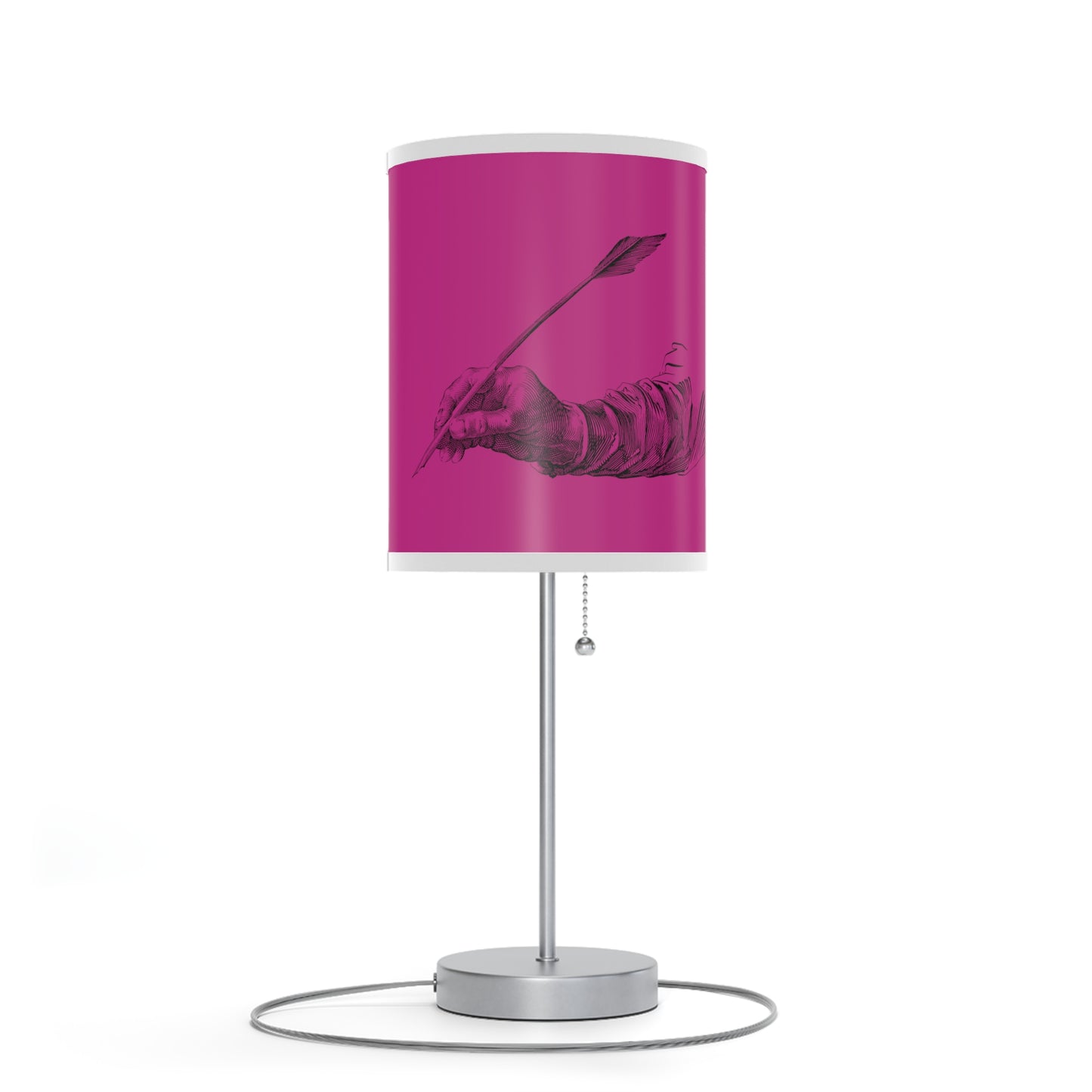 Lamp on a Stand, US|CA plug: Writing Pink