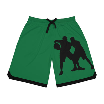 Basketball Rib Shorts: Basketball Dark Green