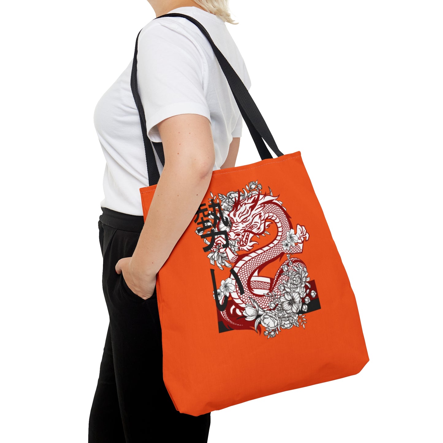 Tote Bag: Dragons Orange