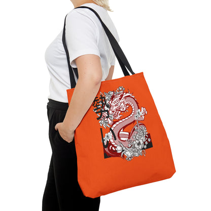 Tote Bag: Dragons Orange