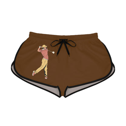 Women's Relaxed Shorts: Golf Brown