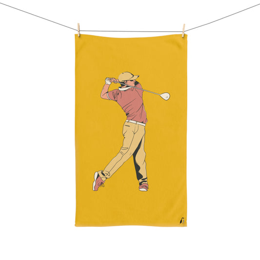 Hand Towel: Golf Yellow