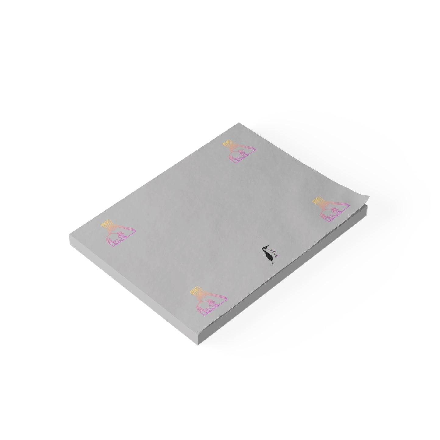 Post-it® Note Pads: Bowling Lite Grey