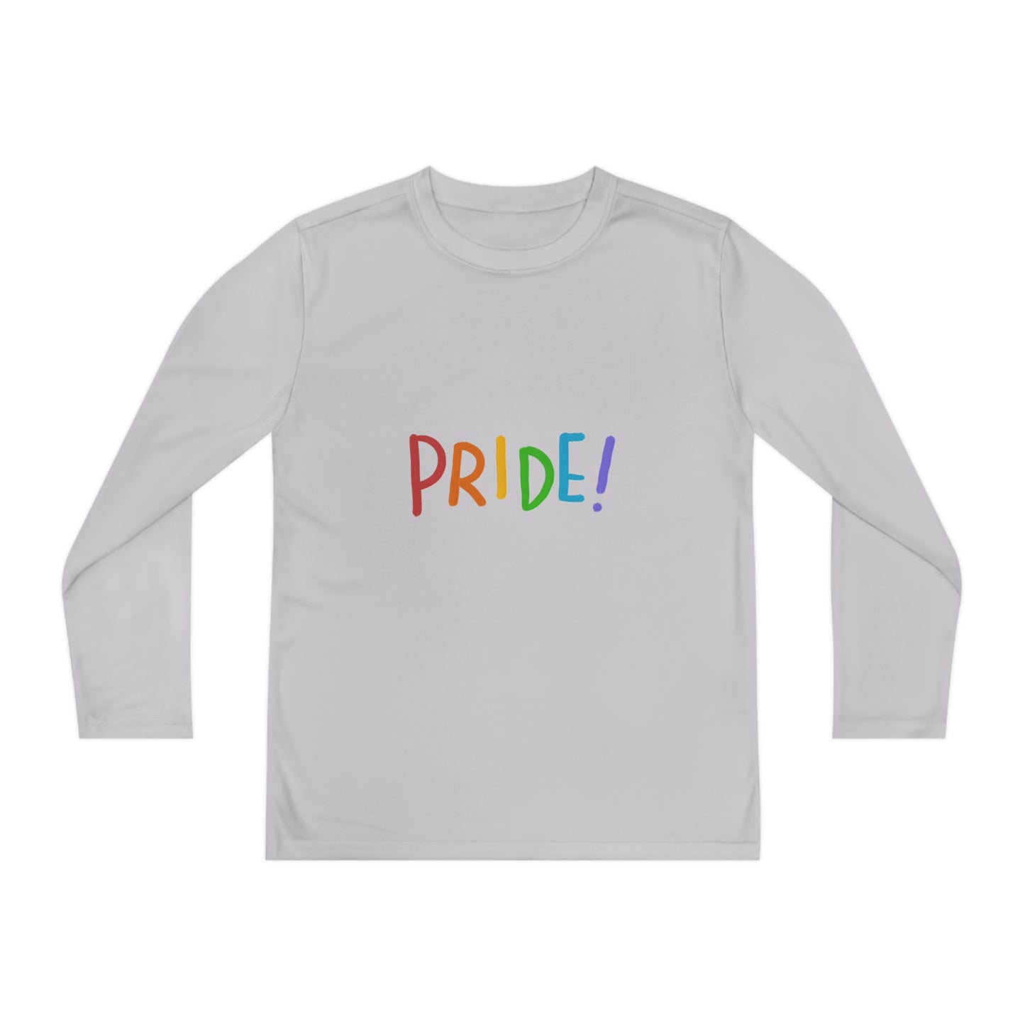 Youth Long Sleeve Competitor Tee: LGBTQ Pride 