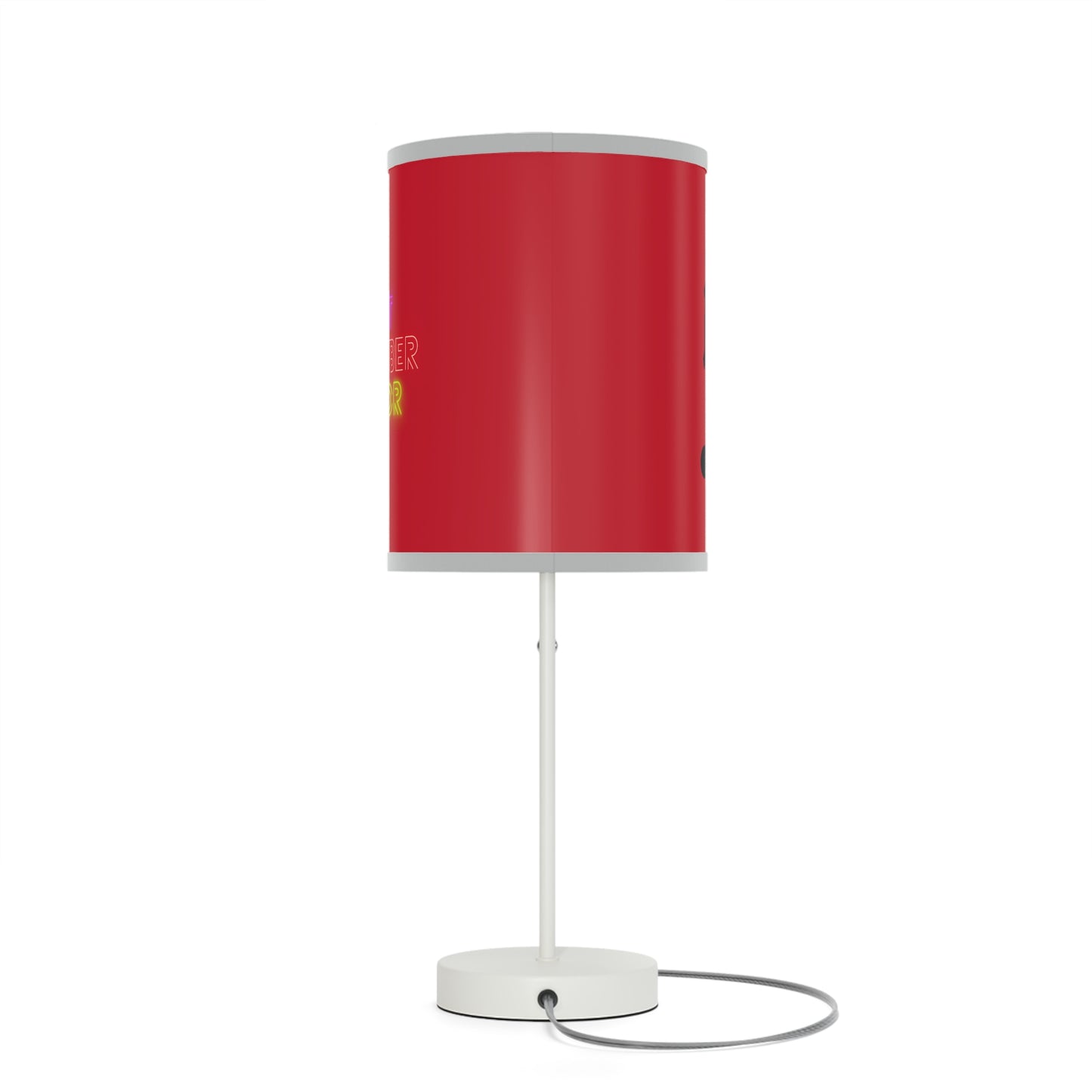 Lamp on a Stand, US|CA plug: Soccer Dark Red