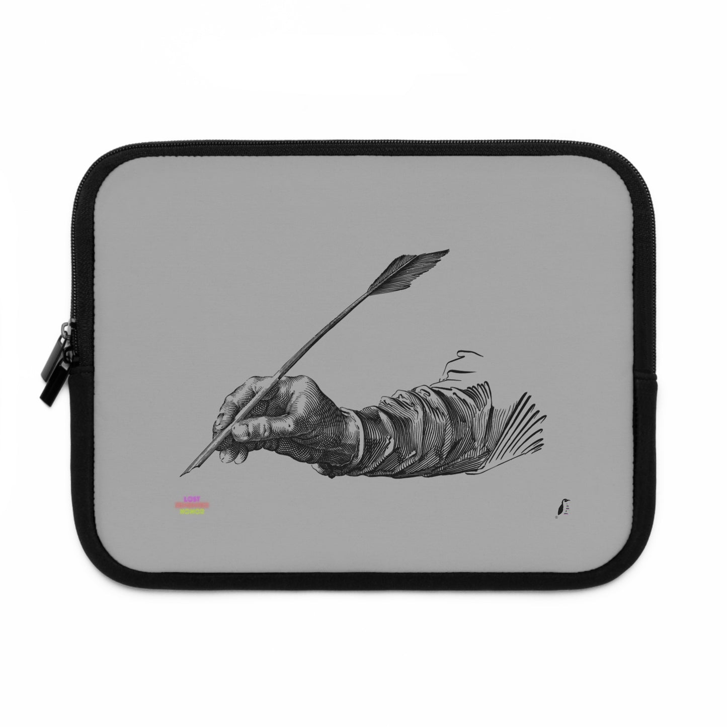 Laptop Sleeve: Writing Lite Grey