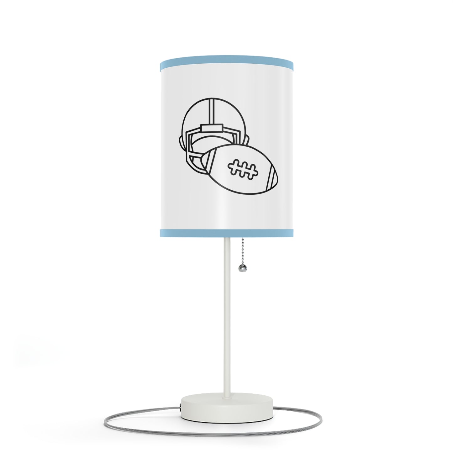 Lamp on a Stand, US|CA plug: Football White