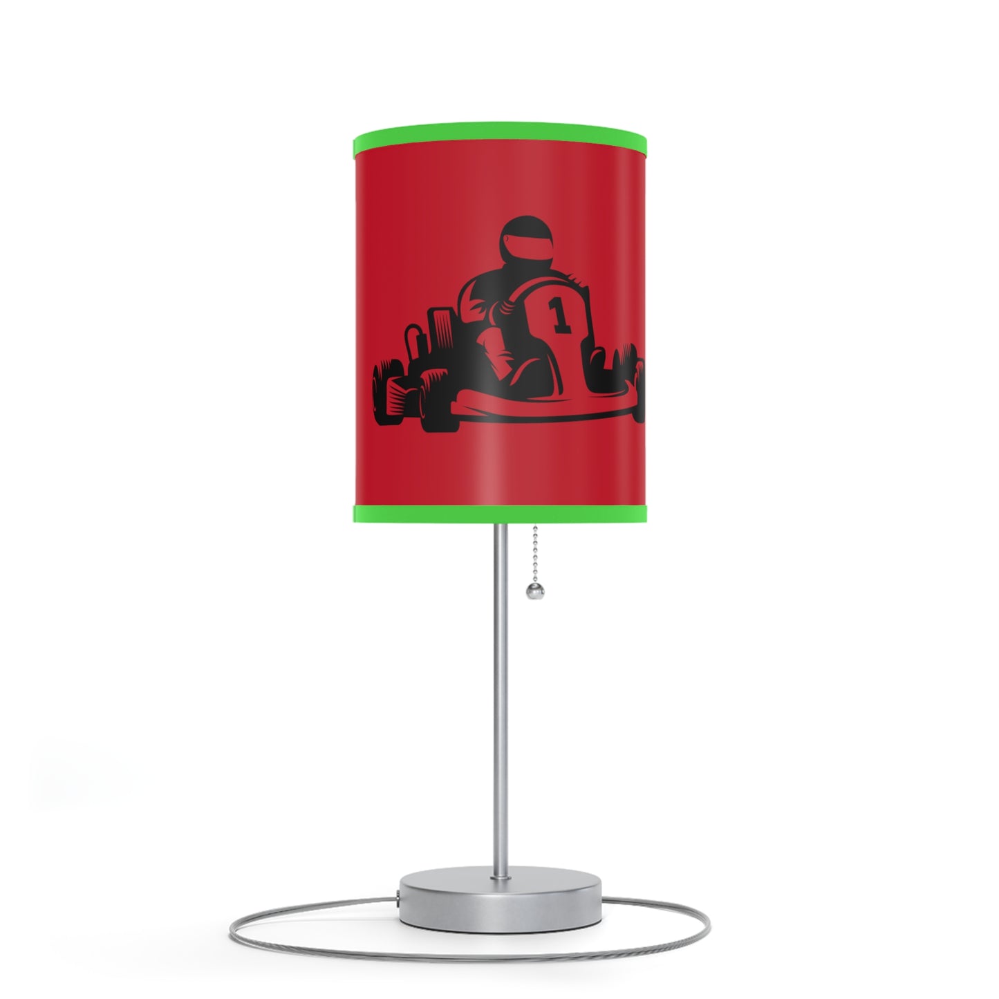 Lamp on a Stand, US|CA plug: Racing Dark Red