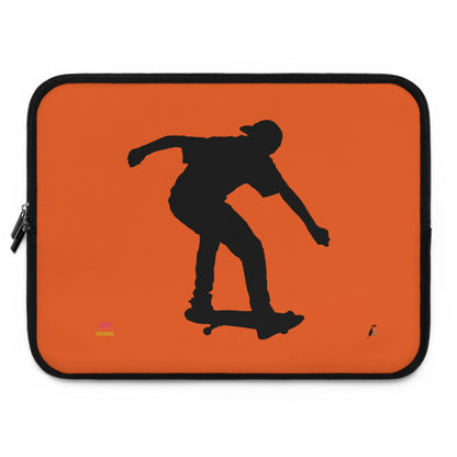 Laptop Sleeve: Skateboarding Orange