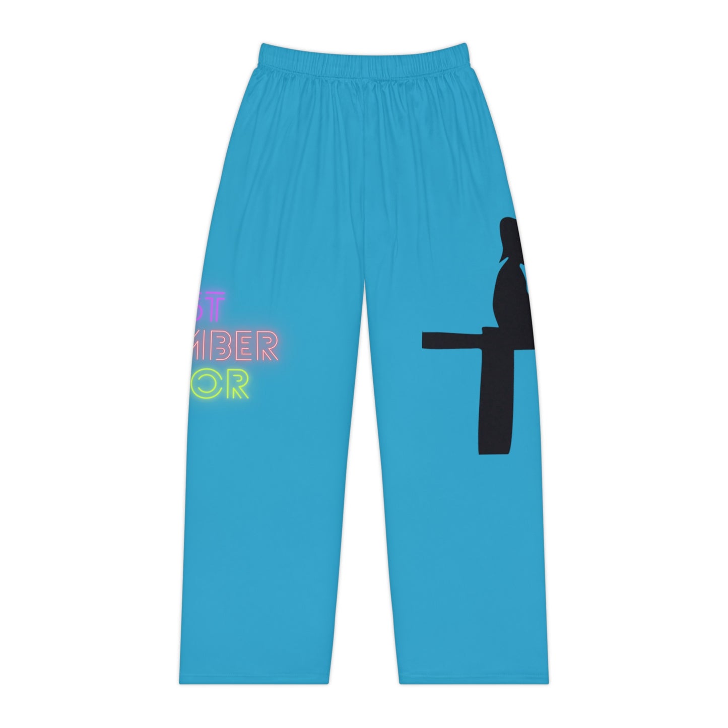 Women's Pajama Pants: Fishing Turquoise