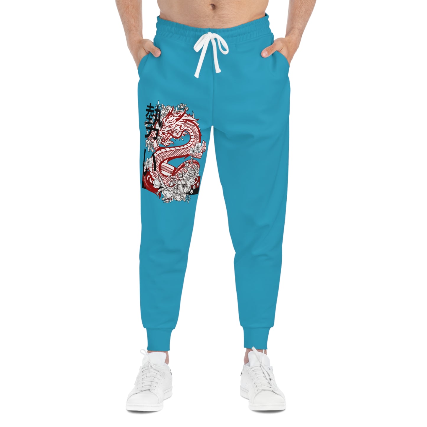 Athletic Joggers: Dragons Turquoise